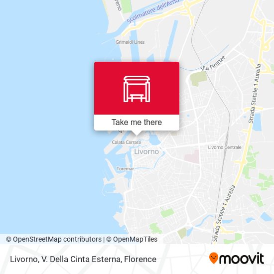 Livorno, V. Della Cinta Esterna map
