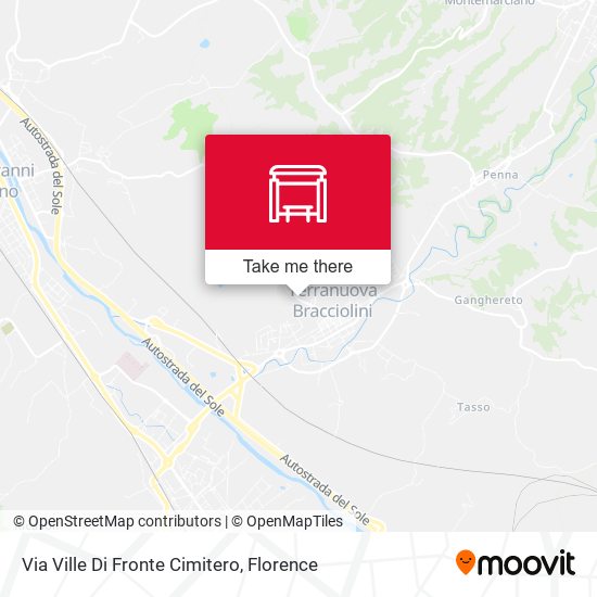 Via Ville Di Fronte Cimitero map