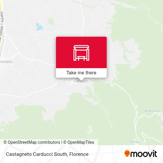 Castagneto Carducci South map