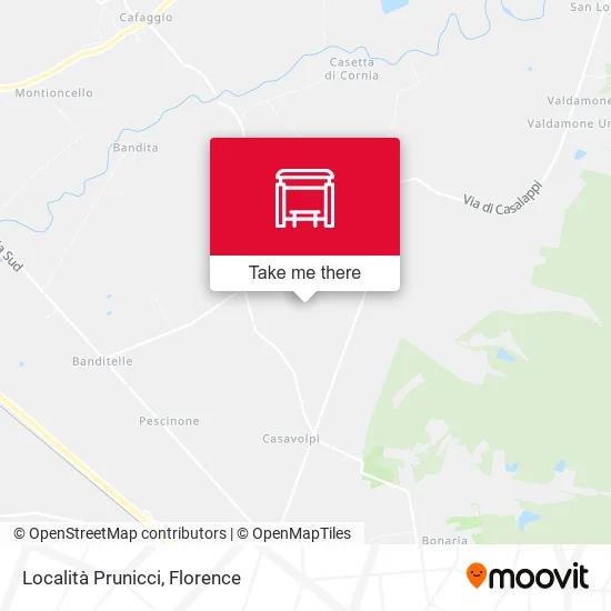 Località Prunicci map