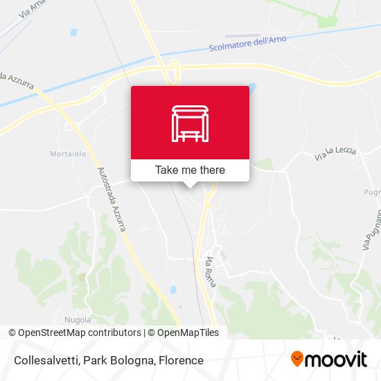 Collesalvetti, Park Bologna map