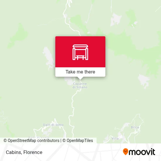 Cabins map