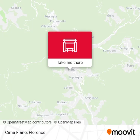 Cima Fiano map
