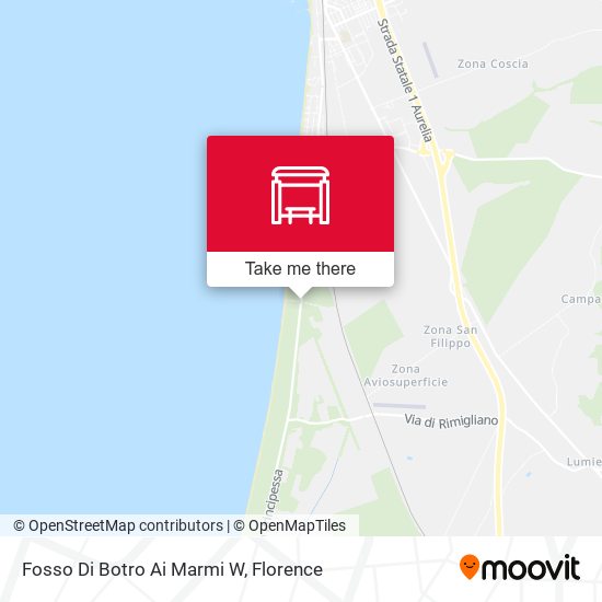 Fosso Di Botro Ai Marmi W map