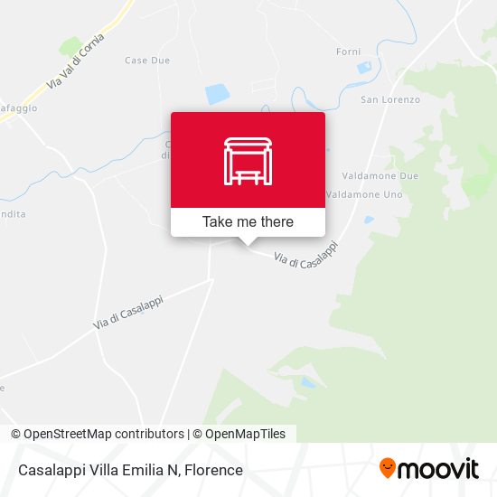 Casalappi Villa Emilia N map