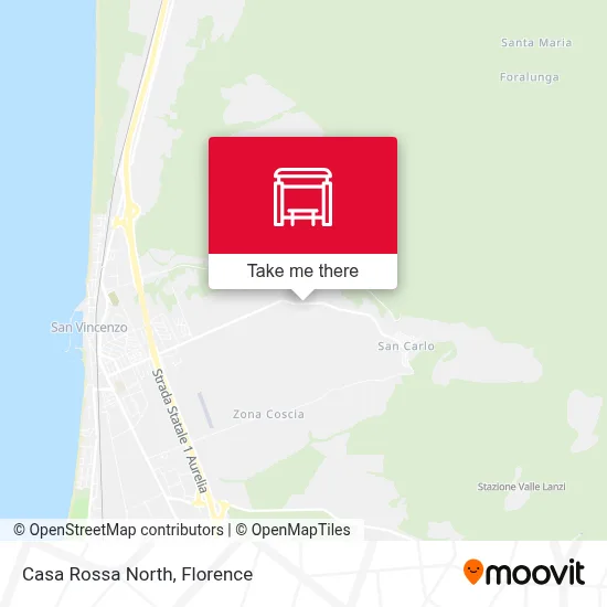 Casa Rossa North map