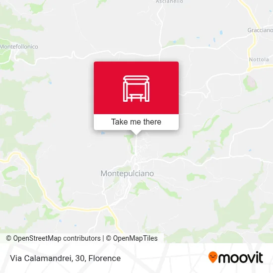 Via Calamandrei, 30 map