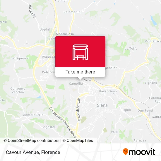 Cavour Avenue map