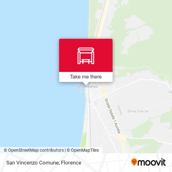 San Vincenzo Comune map
