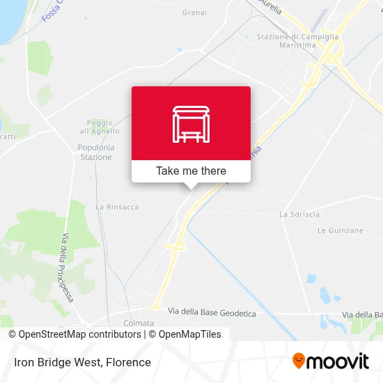 Iron Bridge West map