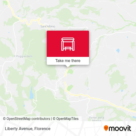 Liberty Avenue map