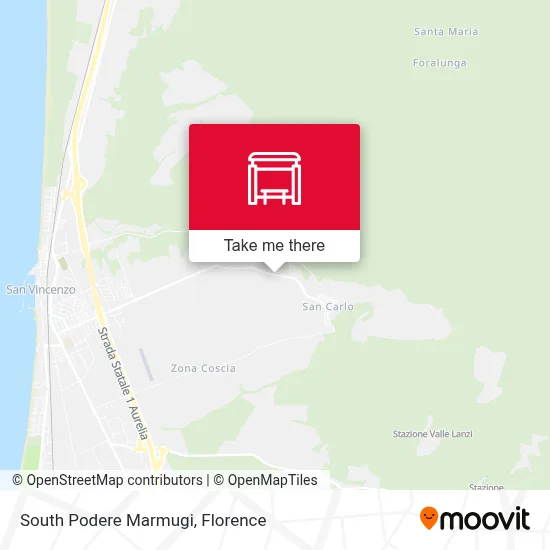 South Podere Marmugi map