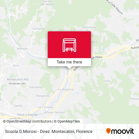 Scuola G.Morosi - Direz. Montecatini map