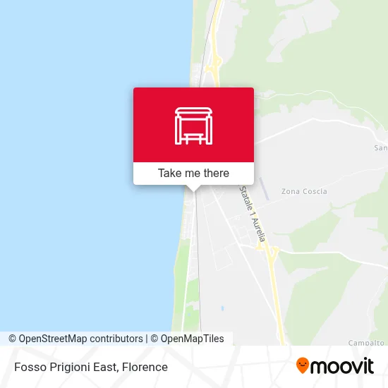 Fosso Prigioni East map