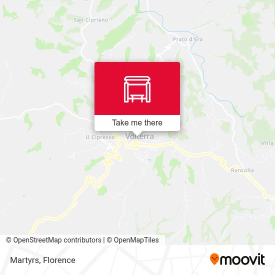 Martyrs map