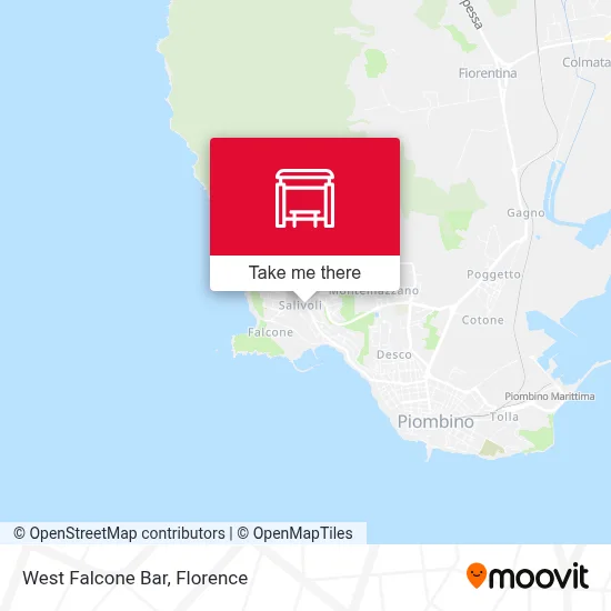 West Falcone Bar map