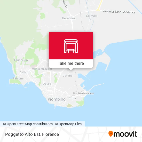 Poggetto Alto Est map