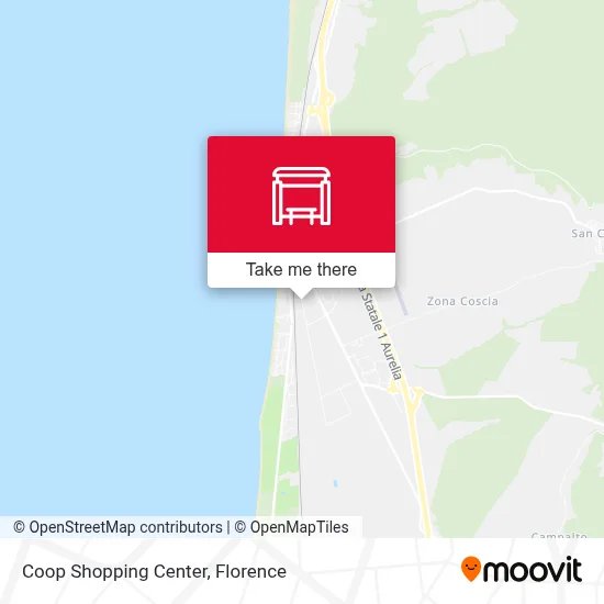 Coop Shopping Center map