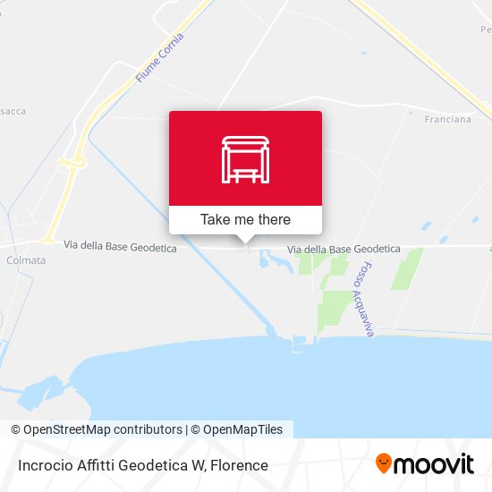 Incrocio Affitti Geodetica W map