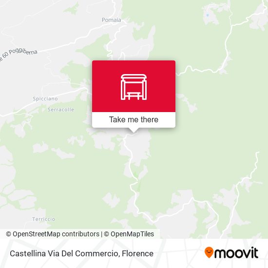 Castellina Via Del Commercio map