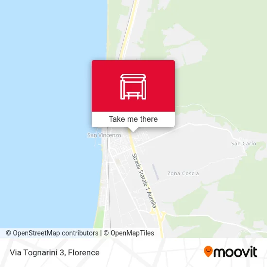 Via Tognarini 3 map