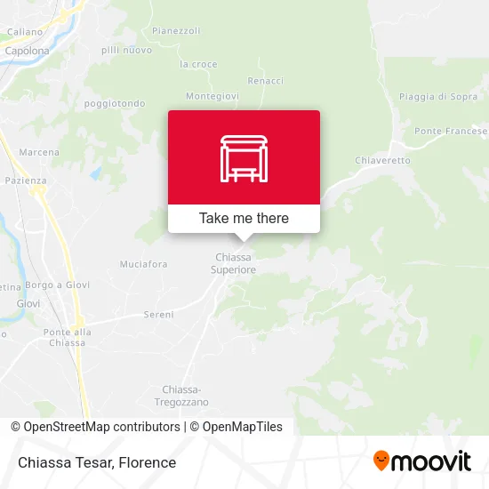 Chiassa Tesar map