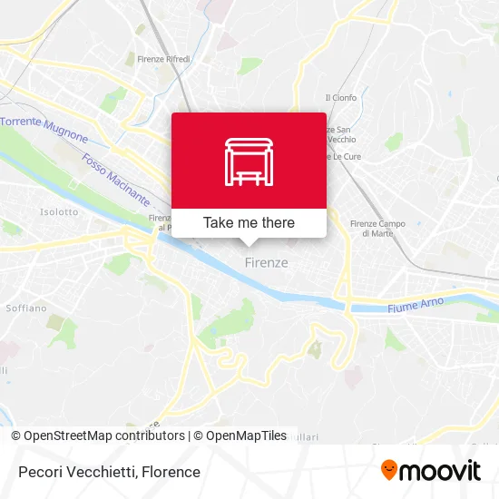 Pecori Vecchietti map