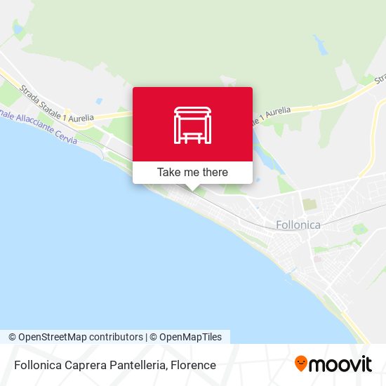 Follonica Caprera Pantelleria map
