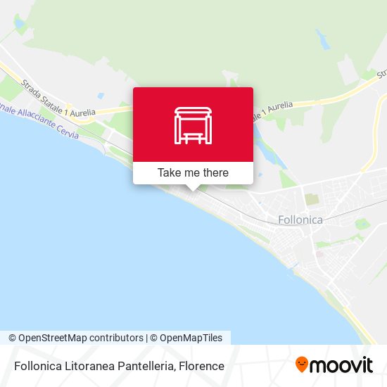 Follonica Litoranea Pantelleria map