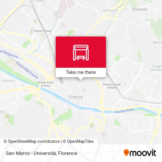 San Marco - Università map