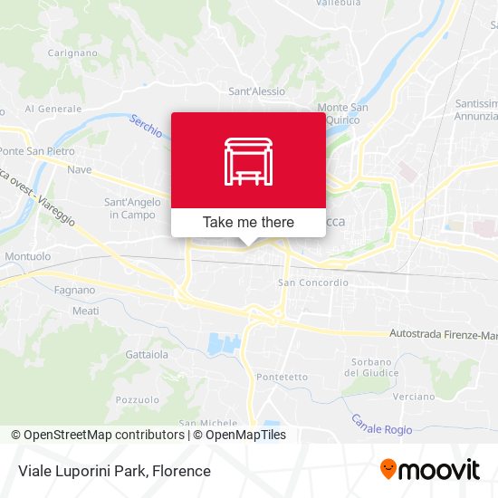 Viale Luporini Park map