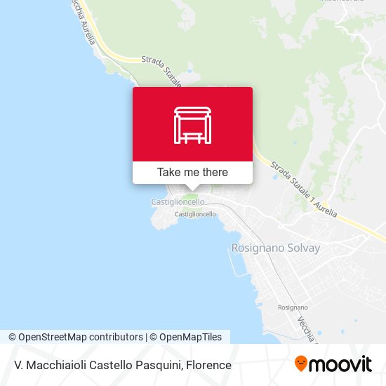 V. Macchiaioli Castello Pasquini map