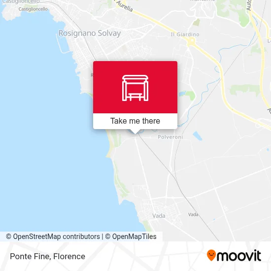 Ponte Fine map