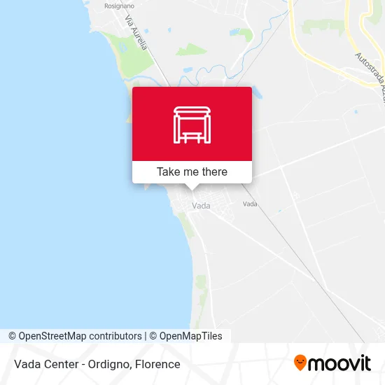 Vada Center - Ordigno map