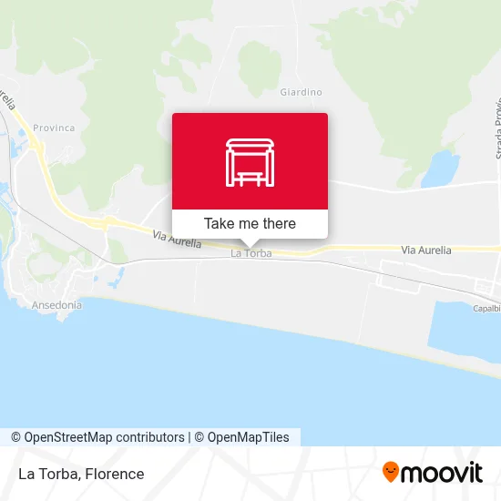 La Torba map