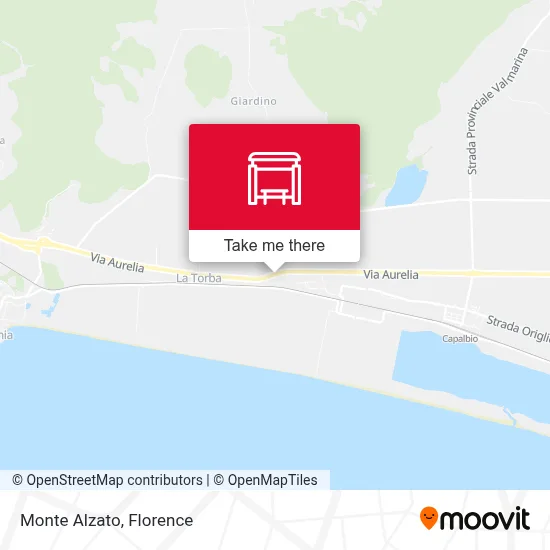 Monte Alzato map