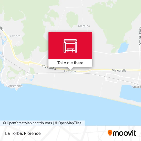 La Torba map