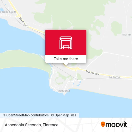 Ansedonia Seconda map