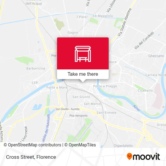 Cross Street map