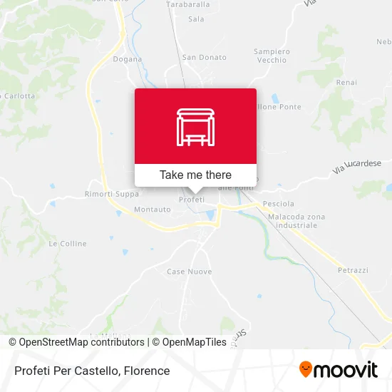 Profeti Per Castello map