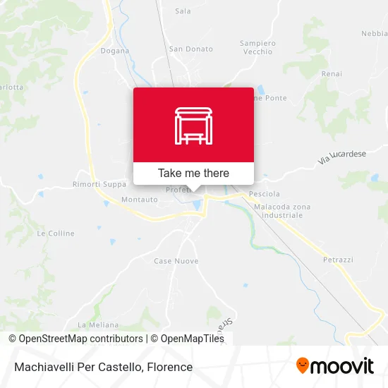 Machiavelli Per Castello map