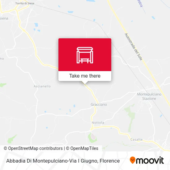 Abbadia Di Montepulciano-Via I Giugno map