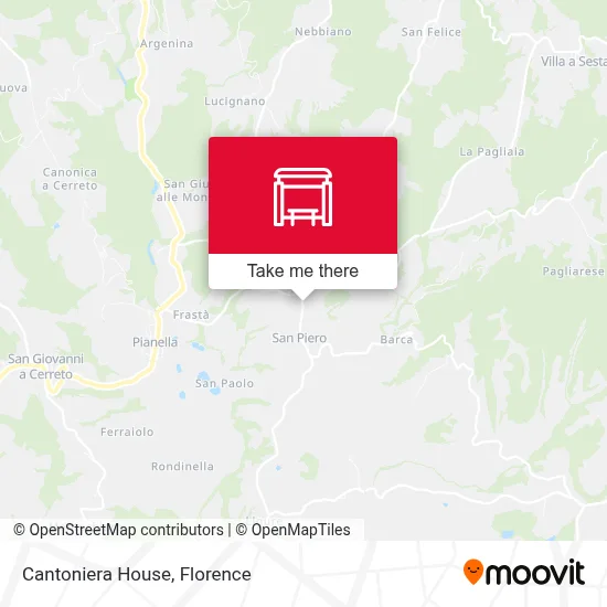 Cantoniera House map
