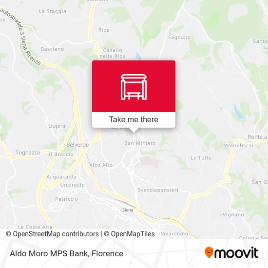 Aldo Moro MPS Bank map