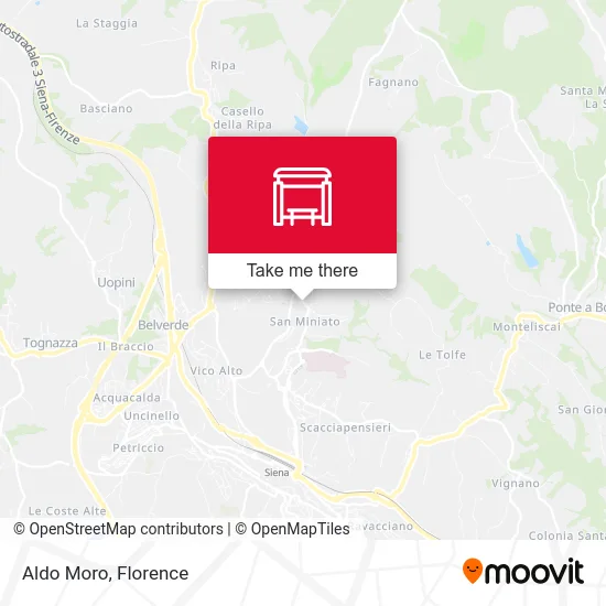 Aldo Moro Street map