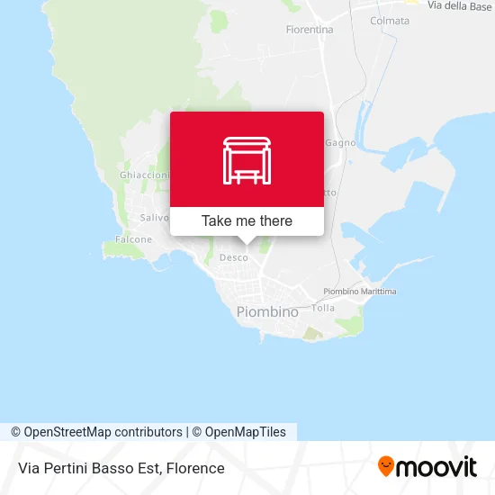 Via Pertini Basso Est map