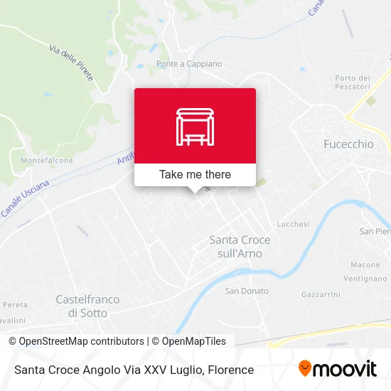 Santa Croce Angolo Via XXV Luglio map