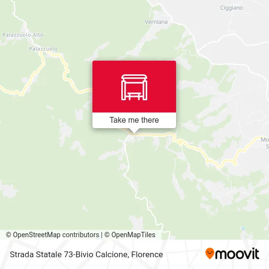 Strada Statale 73-Bivio Calcione map