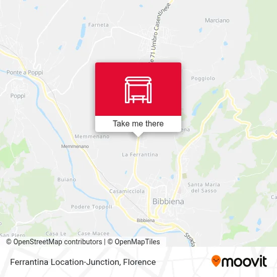 Ferrantina Location-Junction map