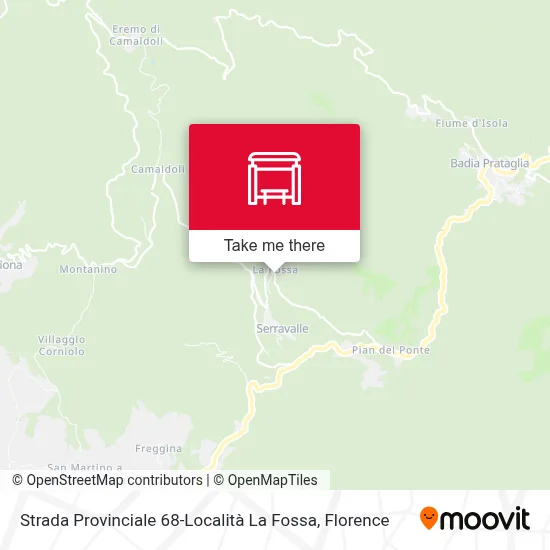 Strada Provinciale 68-Località La Fossa map